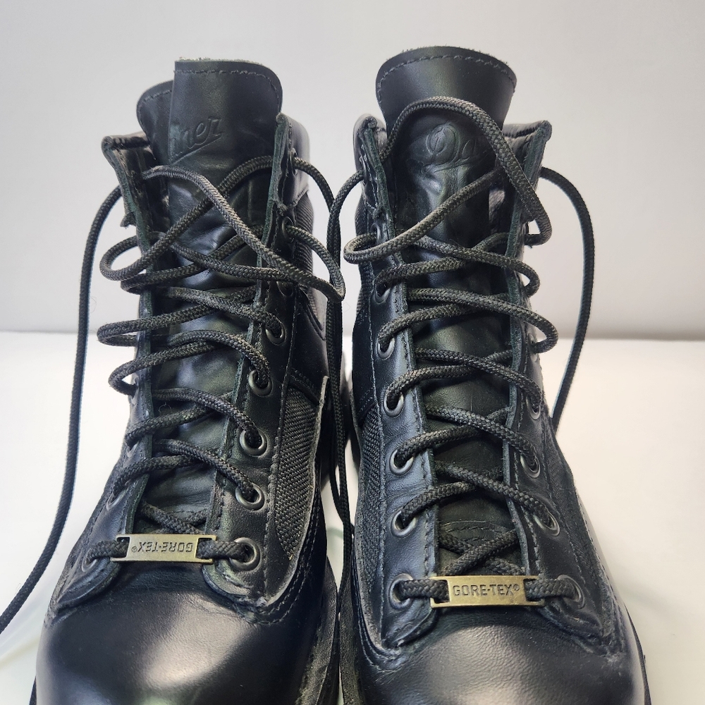 Danner Patrol 6” Boots Black Gore-Tex Leather Vibram USA 25200 Women's Size 7 - Picture 6 of 10
